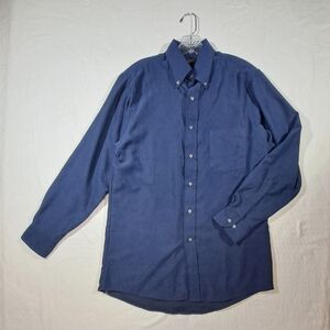 Van Heusen Men's Navy Casual Button-Down Shirt